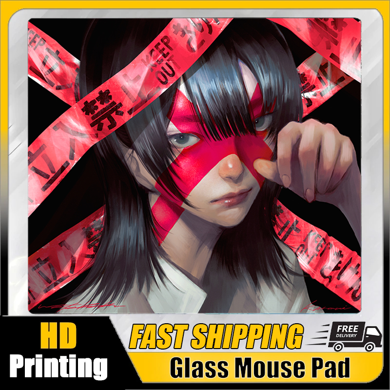 Gaming Accessories Girls - New K-Kanami Glass Mouse Pad Anime
