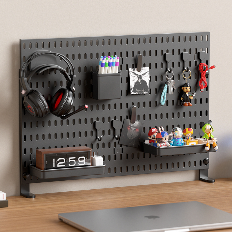 Gaming Accessories Rack - Freestanding Gaming Pegboard for Desk, DIY
