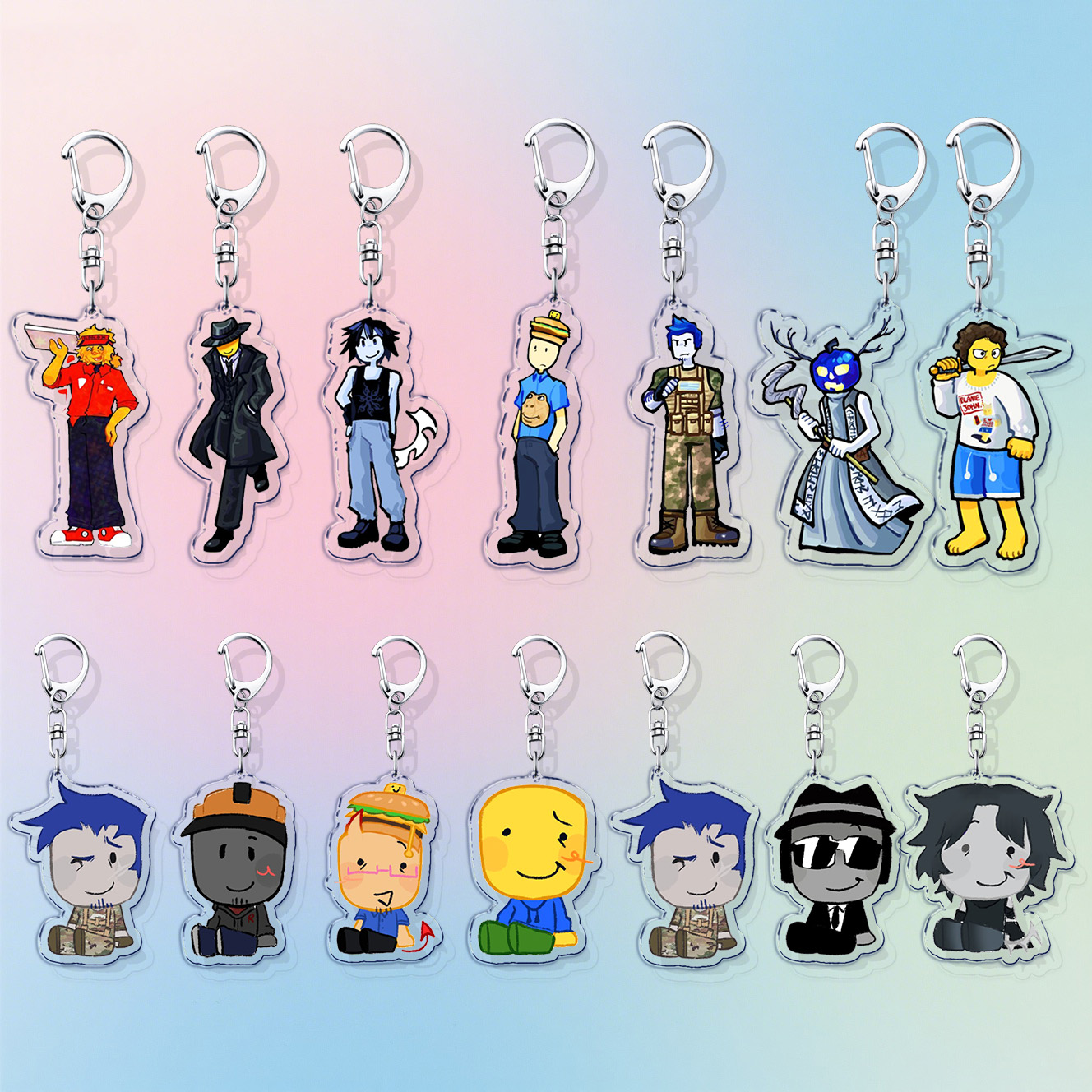 Gaming Accessories Girls - Game Forsaken Two Time Chance Keychain