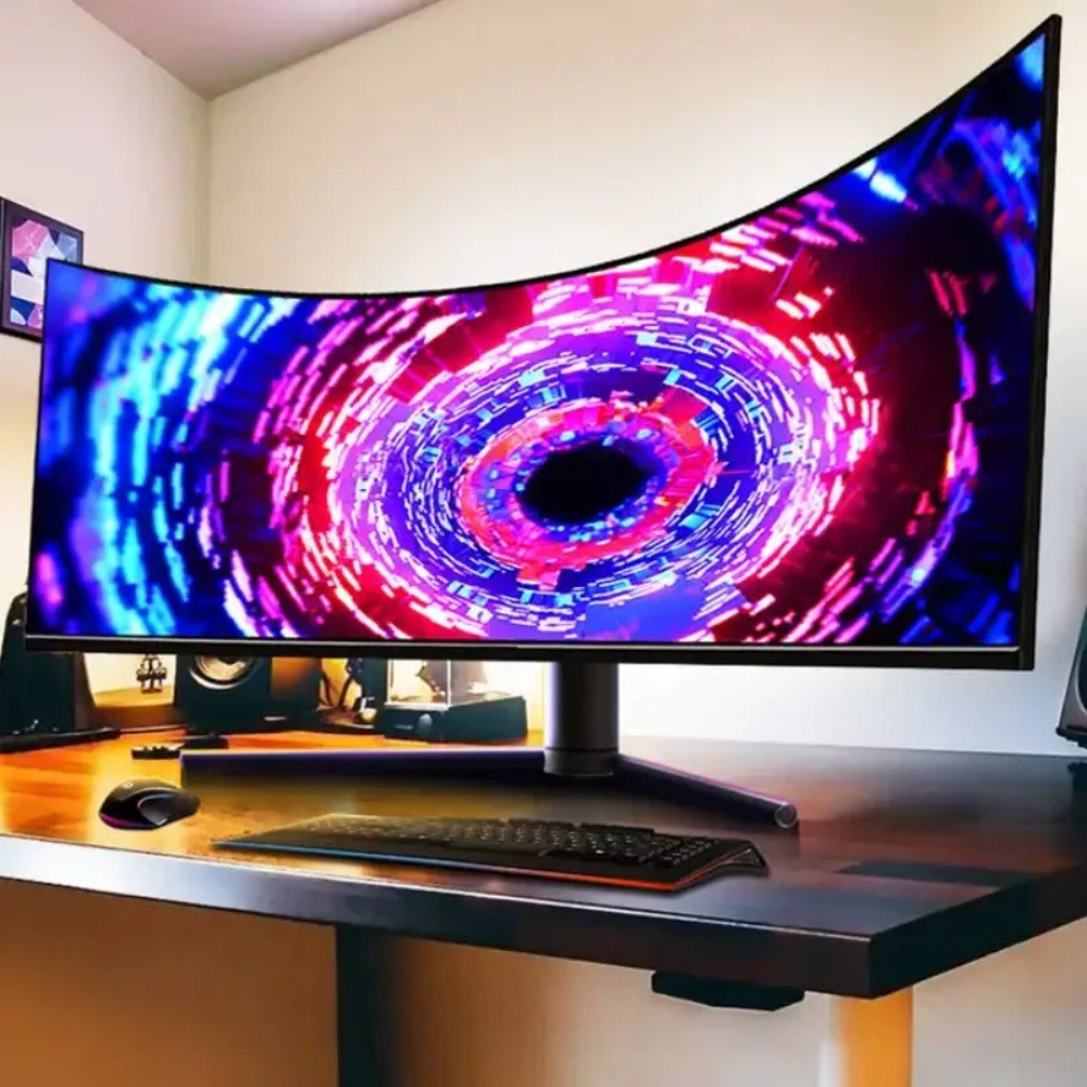 Monitor 144Hz 27Inch - Curved Gaming Monitor Black 27–34 Inch