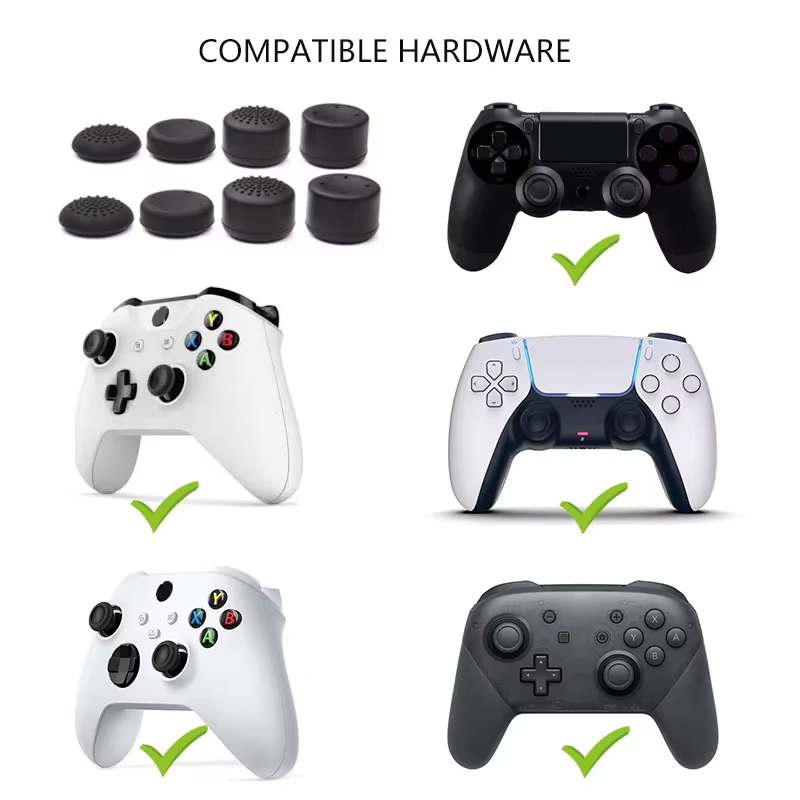 8pcs Controller Silicone Analo – обзор и цена Gaming Accessories Xbox Series X