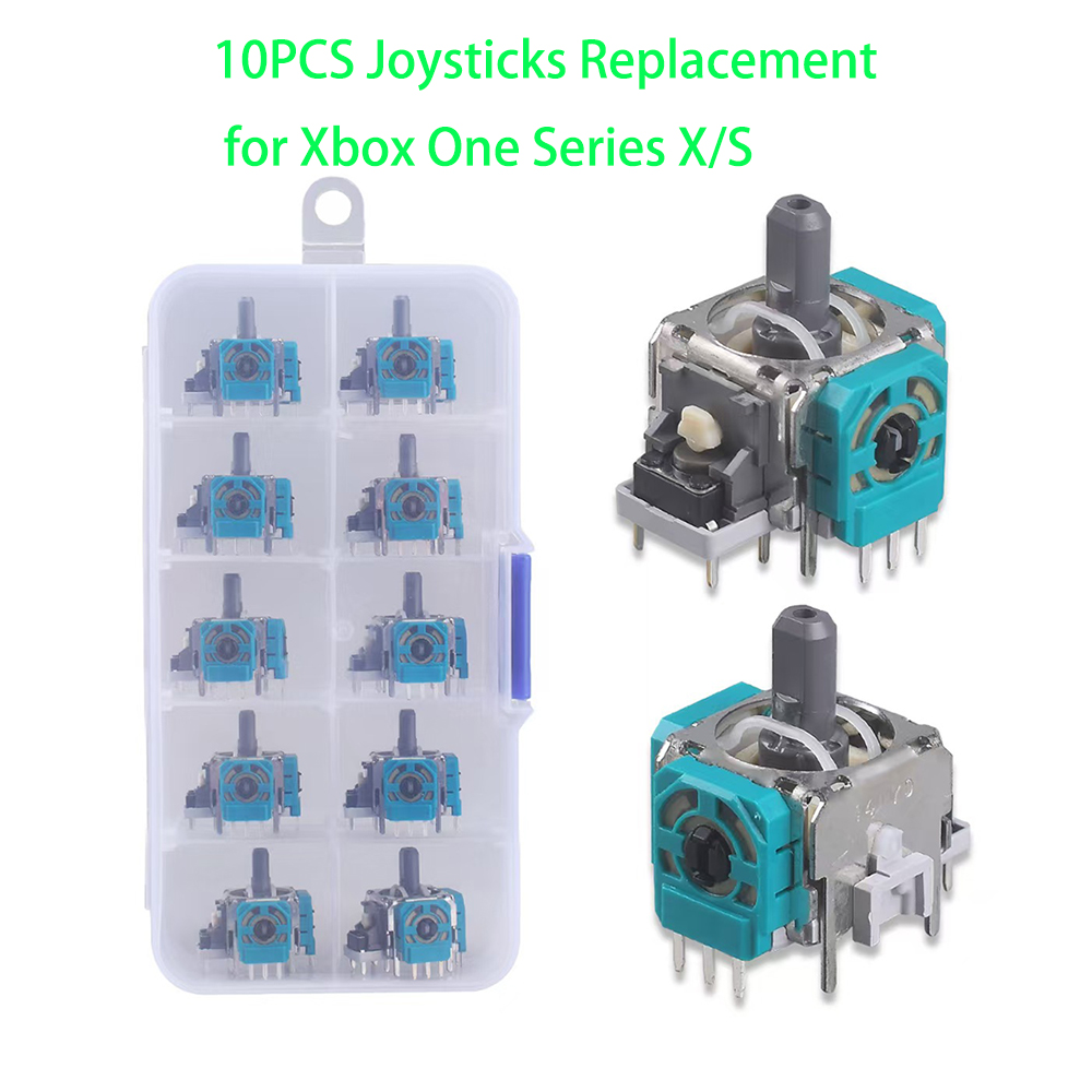 10pcs Replacement 3D Analog Jo – обзор и цена Gaming Accessories Xbox Series X