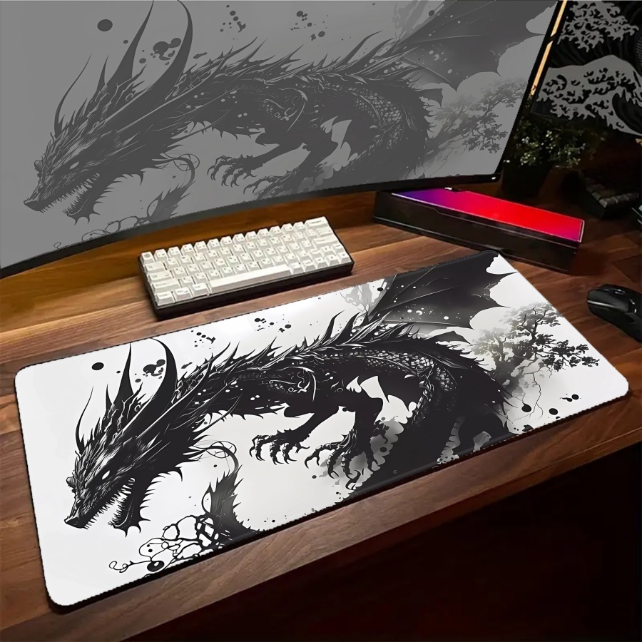 Mousepad Large Kawaii Dragon M – обзор и цена Gaming Accessories Pc Setup