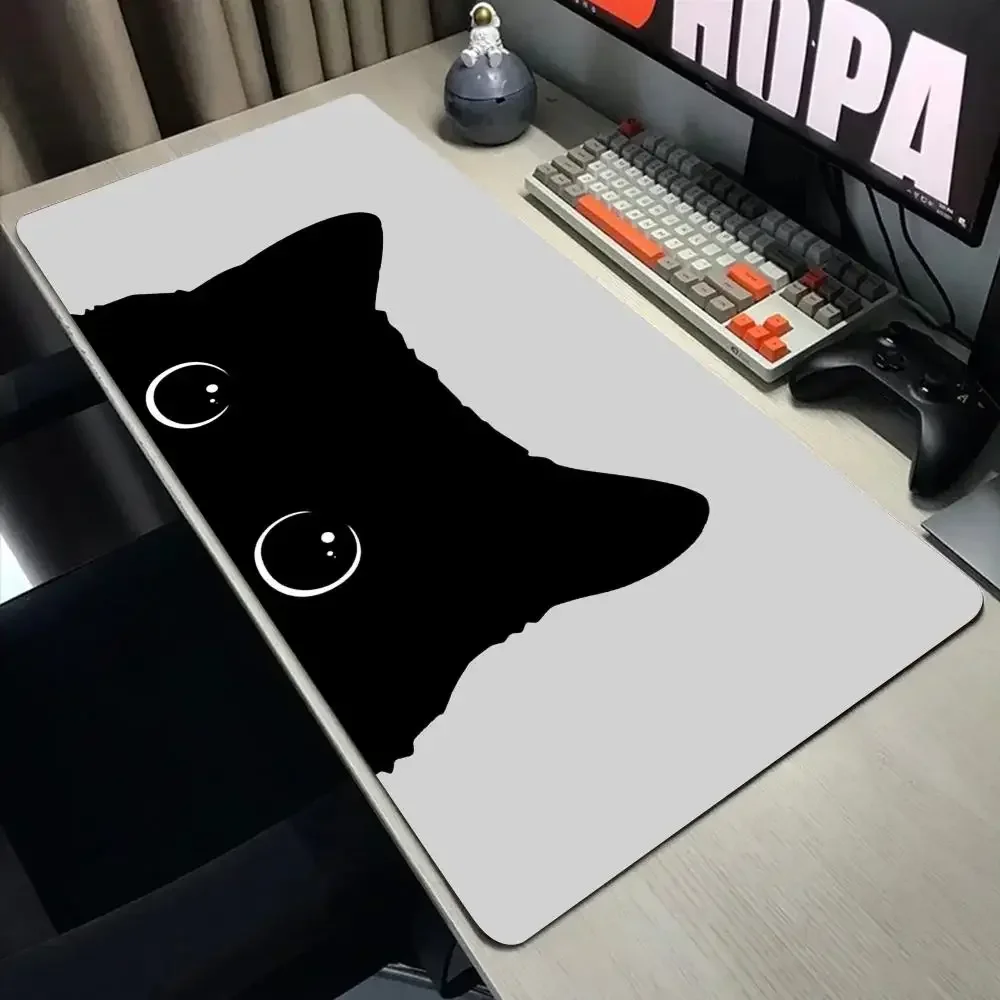 Funny black cat Mouse Pads Cut – обзор и цена Gaming Accessories Companies