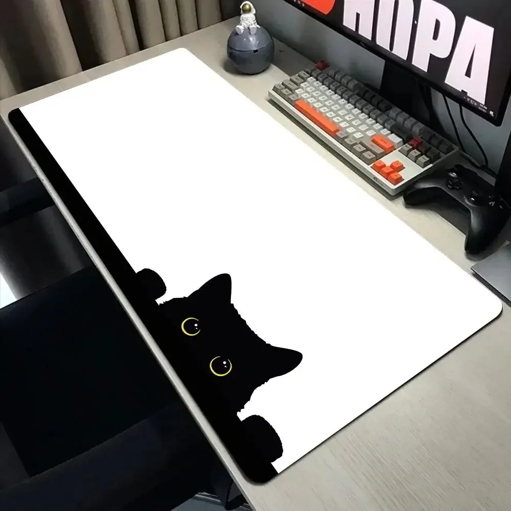 Funny black cat Mouse Pads Cut – обзор и цена Gaming Accessories Companies