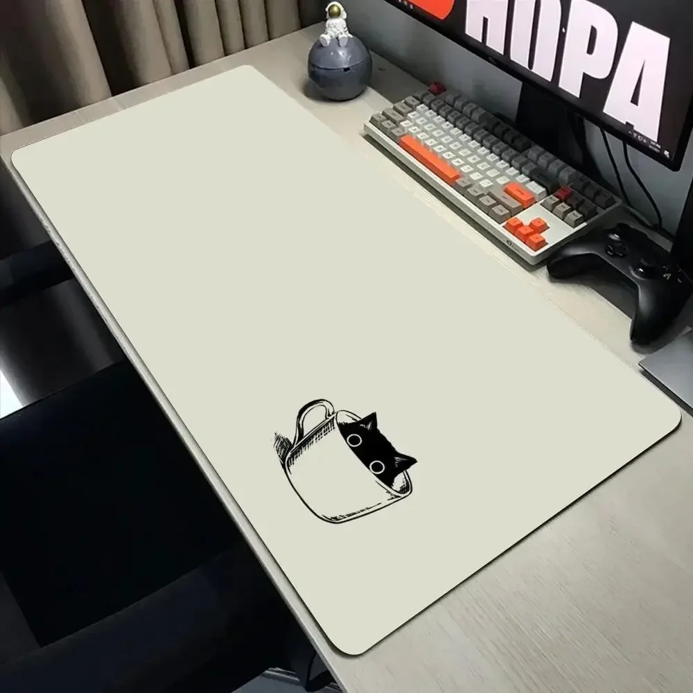 Funny black cat Mouse Pads Cut – обзор и цена Gaming Accessories Companies