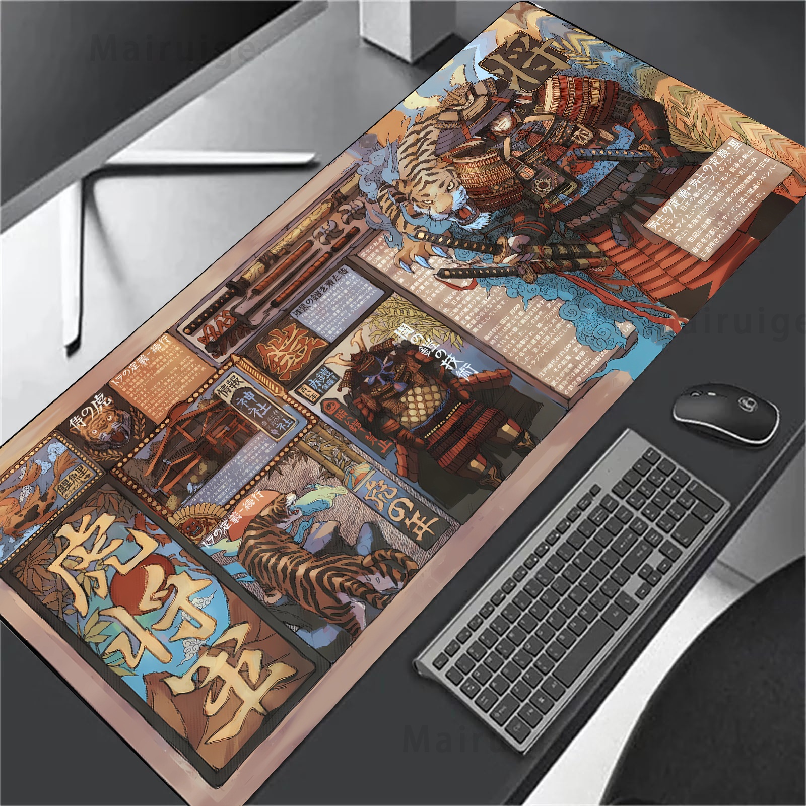 Large Mouse Pad Japanese Stree – обзор и цена Gaming Accessories Pc Setup