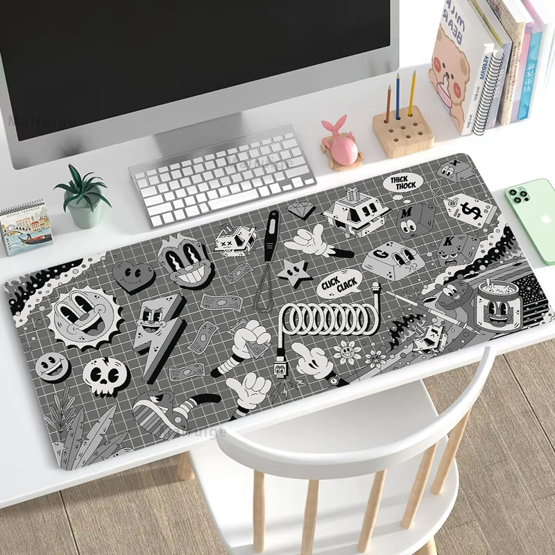 Graffiti Mausepad Office Rug D – обзор и цена Gaming Accessories Pc Setup