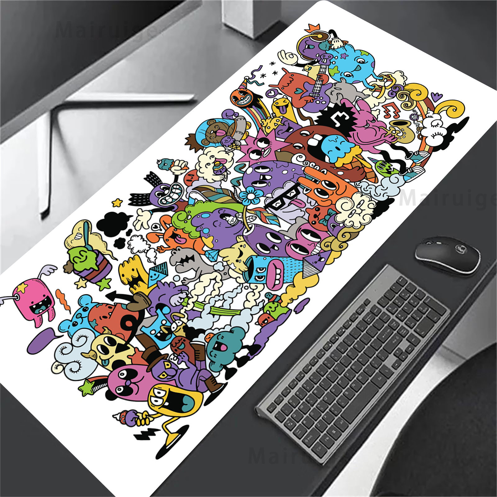 Graffiti Mausepad Office Rug D – обзор и цена Gaming Accessories Pc Setup