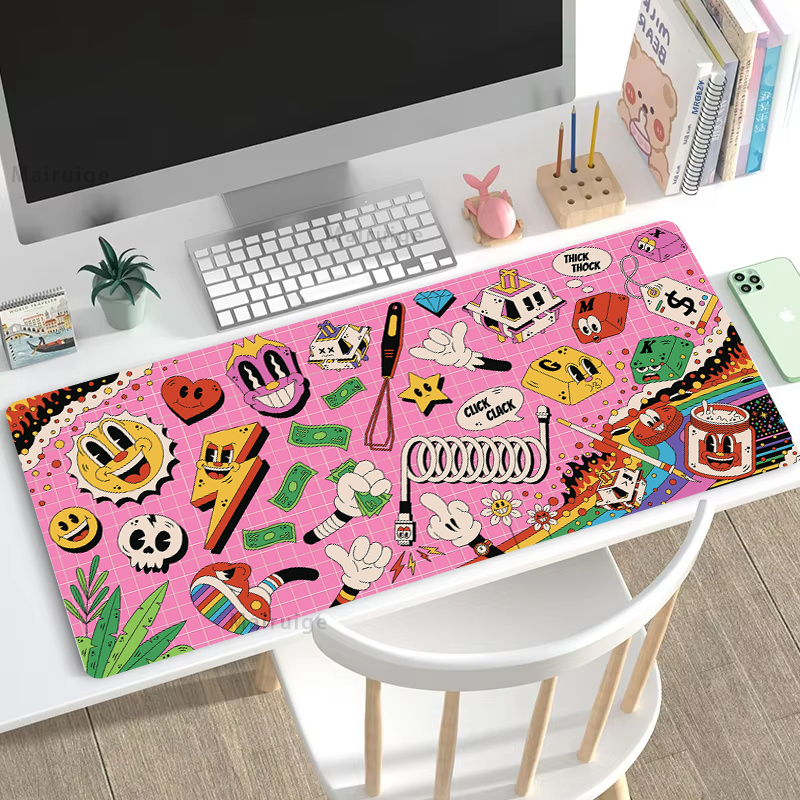 Graffiti Mausepad Office Rug D – обзор и цена Gaming Accessories Pc Setup