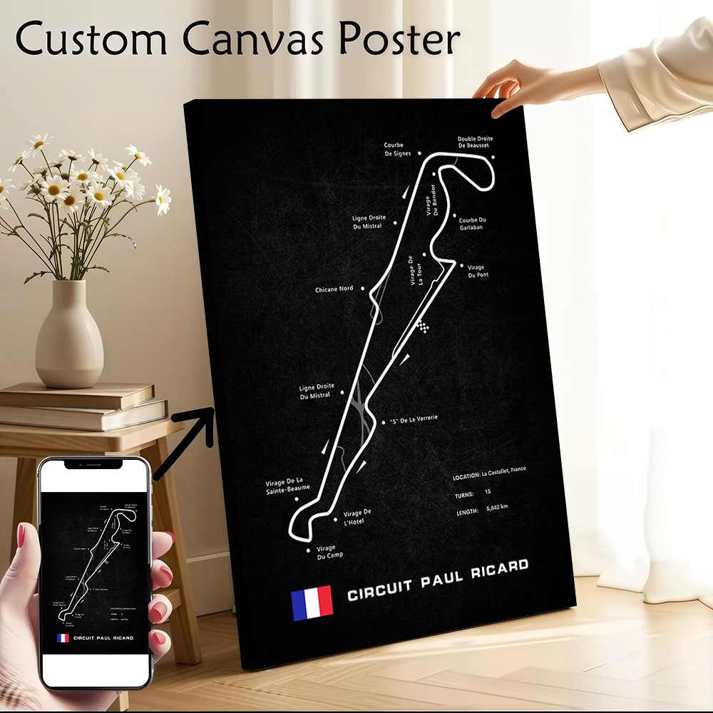 Circuit Paul Ricard Canvas Wal – обзор и цена Gaming Accessories