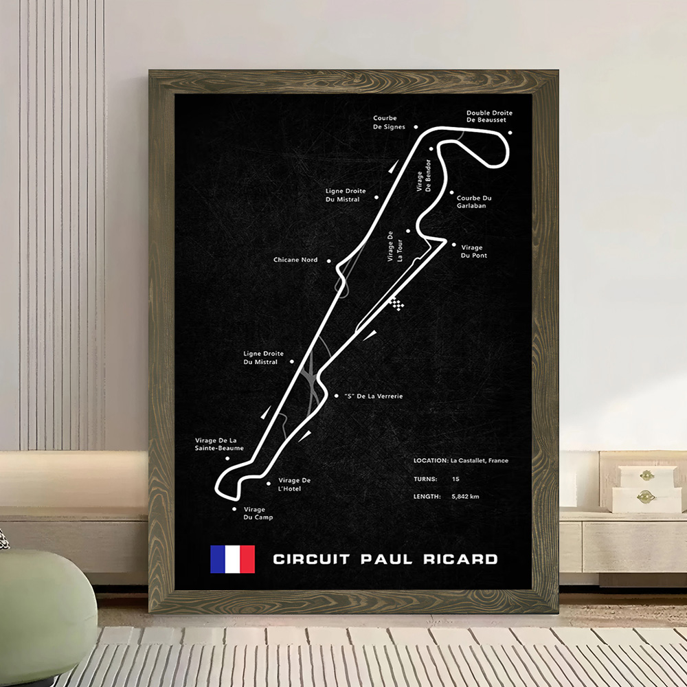 Circuit Paul Ricard Canvas Wal – обзор и цена Gaming Accessories