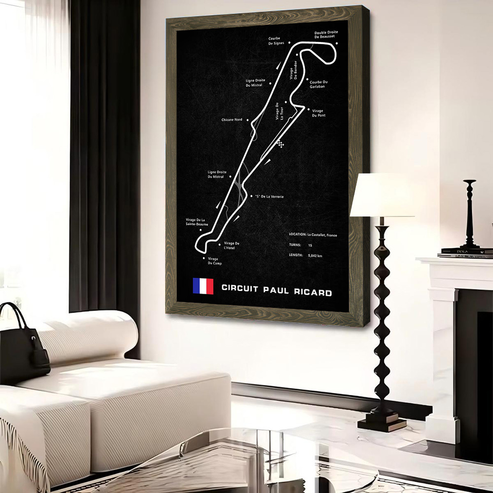 Circuit Paul Ricard Canvas Wal – обзор и цена Gaming Accessories