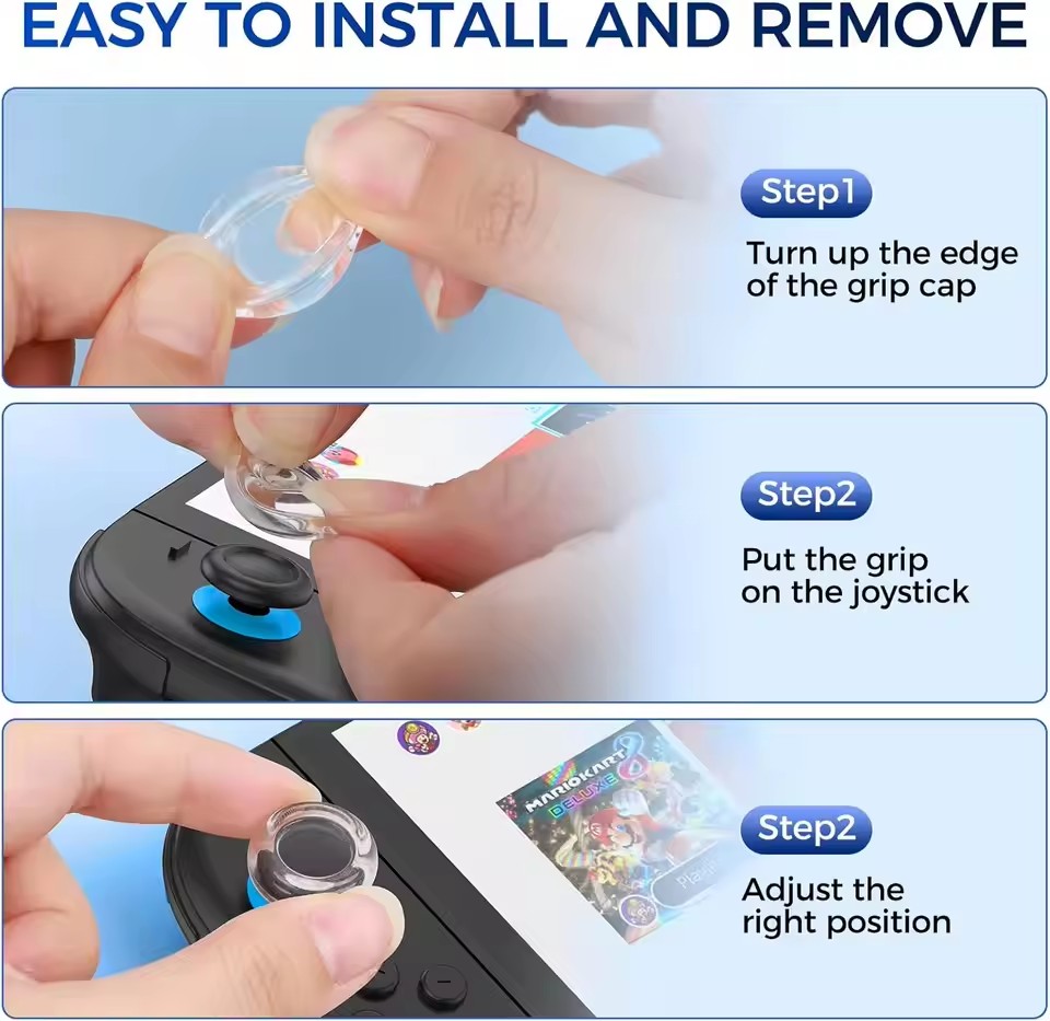 Joystick Caps for Switch 2 Con – обзор и цена Japanese Gaming Accessories