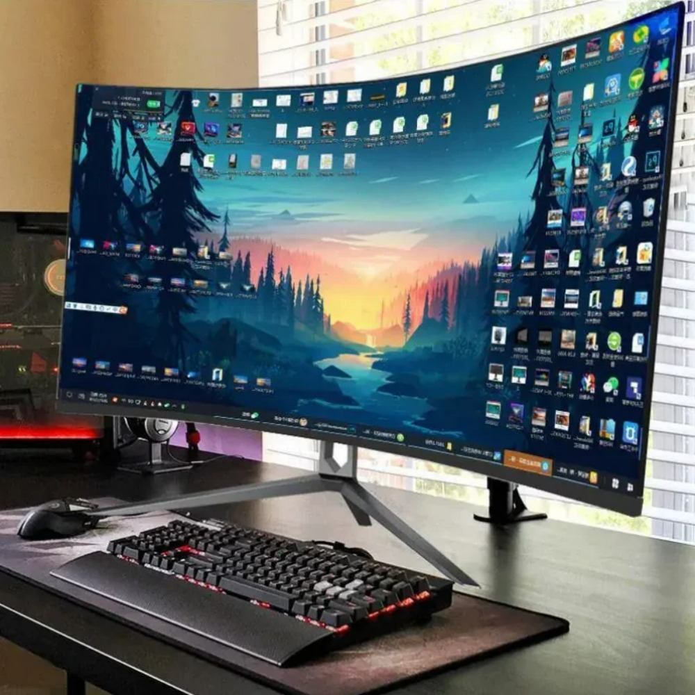 Curved Gaming Monitor Black 27 – обзор и цена Monitor 144Hz 27Inch