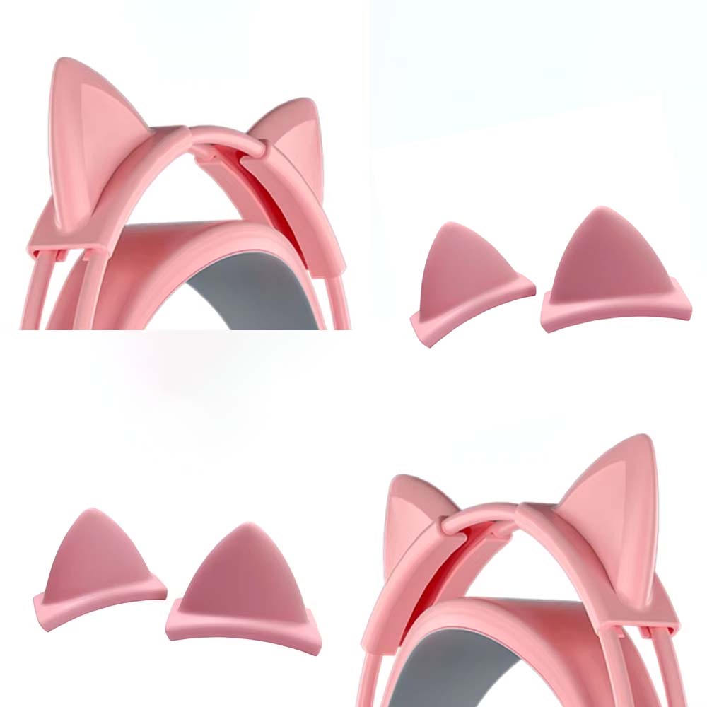 Pink Silicone Cat Ears Pendant – обзор и цена Gaming Accessories Girls