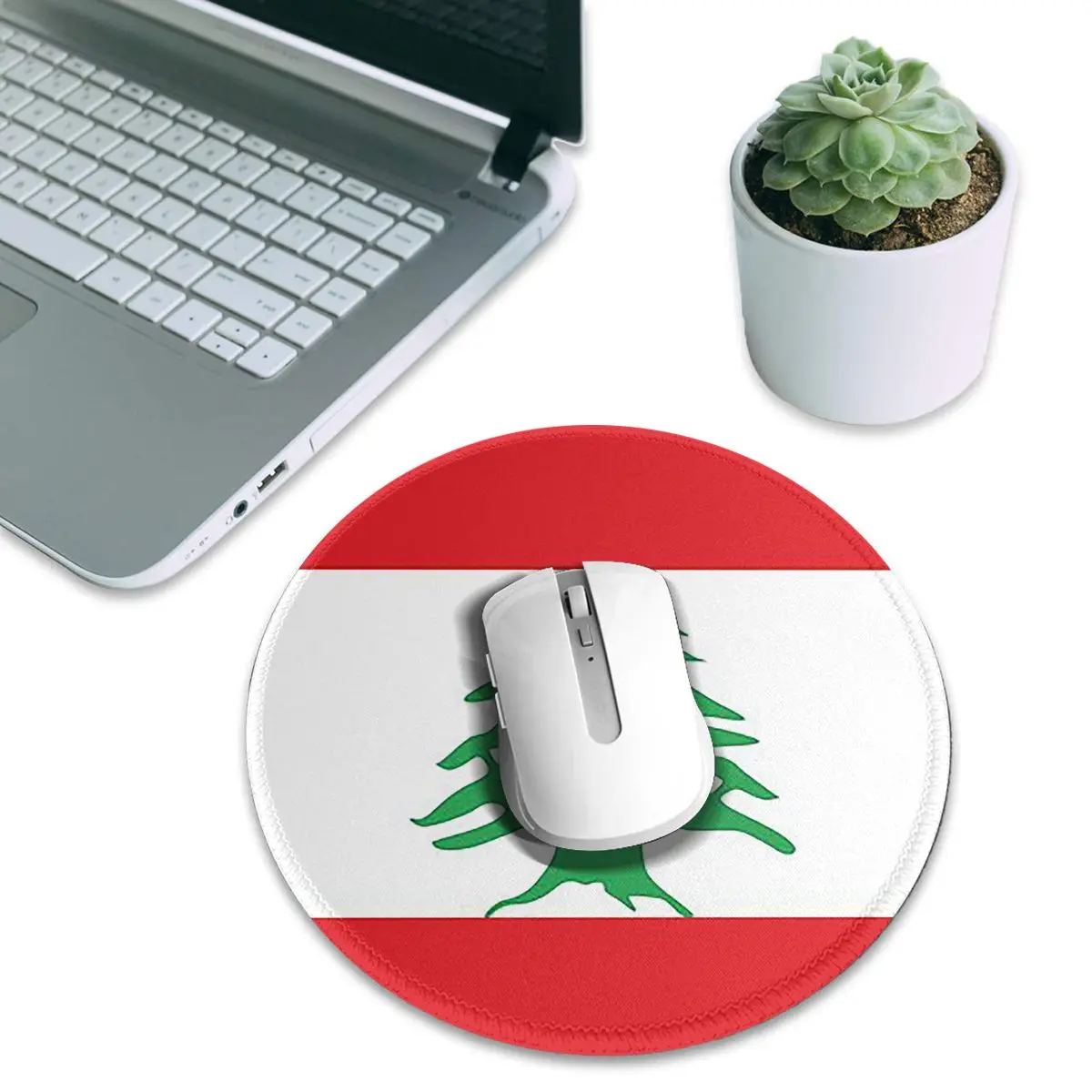 Flag Of Lebanon Round Mouse Pa – обзор и цена Gaming Accessories Lebanon