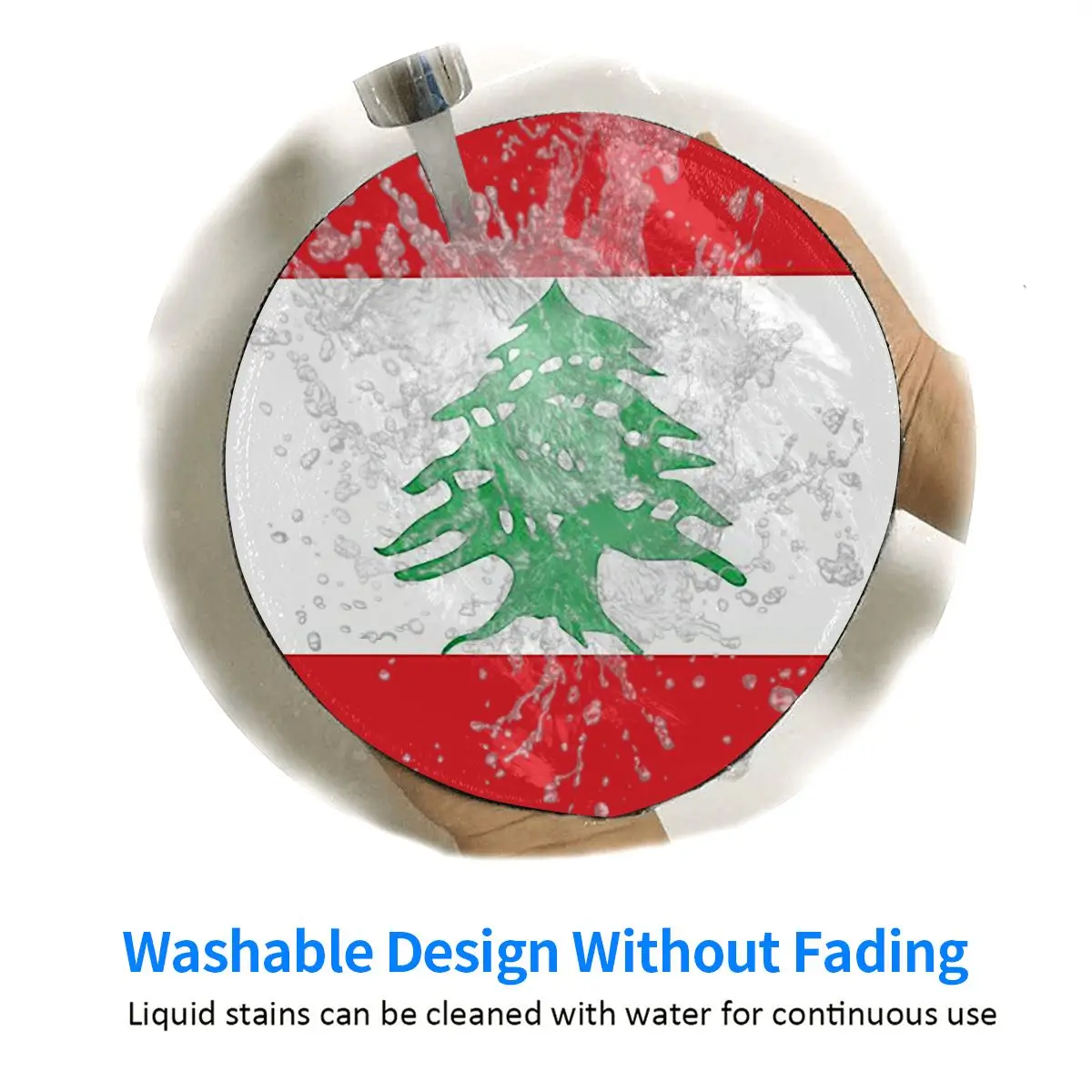 Flag Of Lebanon Round Mouse Pa – обзор и цена Gaming Accessories Lebanon
