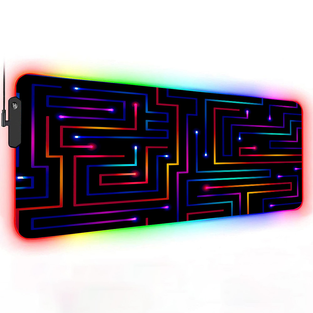 Xxl Mouse Pad 900x400 Neon Cir – обзор и цена Gaming Accessories Pc Setup
