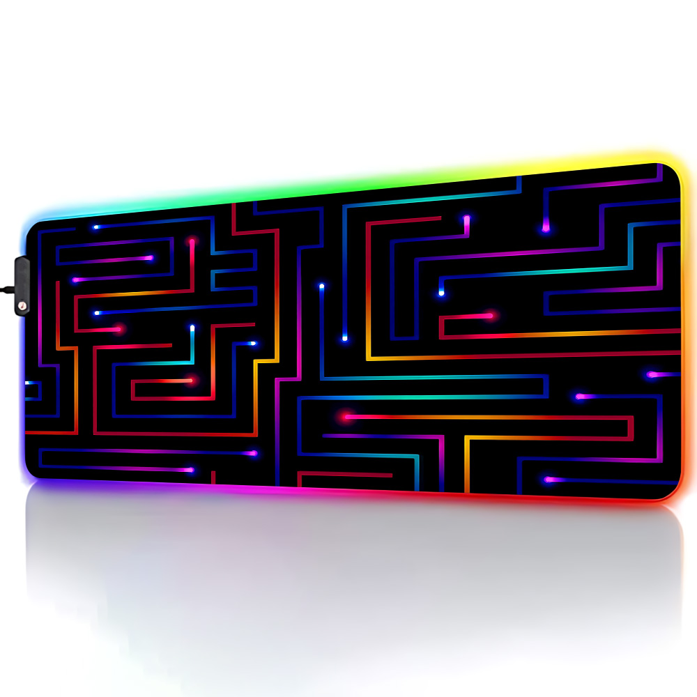 Xxl Mouse Pad 900x400 Neon Cir – обзор и цена Gaming Accessories Pc Setup