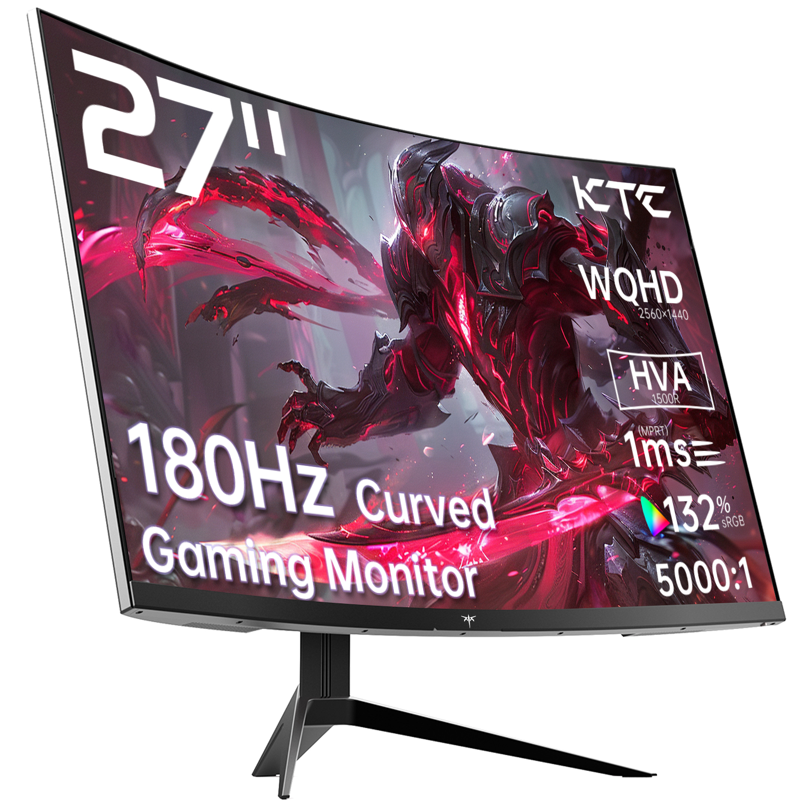 Ktc 27 Inch Wqhd 180Hz 1Ms Cur – обзор и цена Monitor 144Hz 27Inch